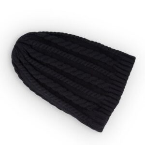 Cappello in lana lavorato con cuffie - immagine 3