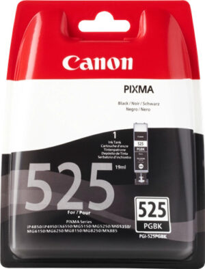 4529B001, Canon PGI-525 PG BLACK, Nero, Cartuccia Inchiostro 19 ml - immagine 1