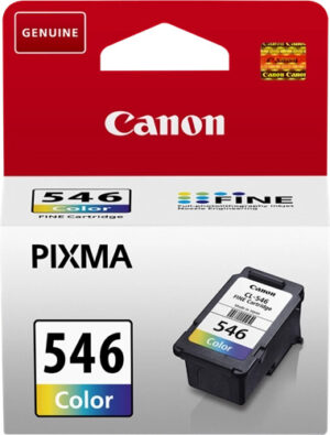8289B001, Canon CL-546, Cartuccia Inchiostro/testina di stampa 8 ml (x3) - immagine 1