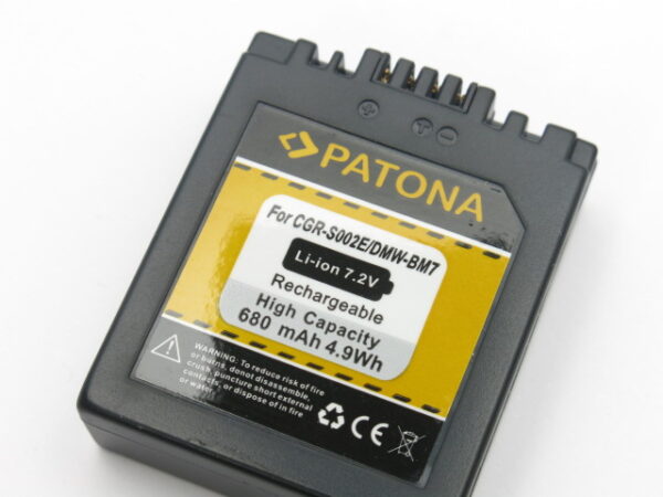Batteria Per Panasonic DMW-BM7/CGA-S002A/1B/ CGR-S002/CGA-S002/CGA