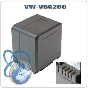 Batteria Panasonic VW-VBG260, VWVBG260, VW VBG260, VW-VBG260E - immagine 1