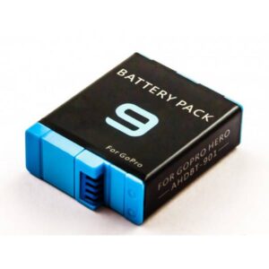 Batteria per GoPro Hero 9, 1800 mAh, Li-ion