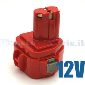 Batteria per MAKITA 1220, 1222, 6217D, 6227D, 6317D 12 Volt, 2000mAh, Ni-MH