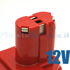 Batteria per MAKITA 192696-2, 192698-A, 193138-9, 193157-5 12 Volt, 1500mAh, Ni-Cd - immagine 3
