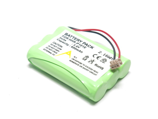HQRP Lot De 2 Batteries Pour Téléphone Sans Fil Panasonic CPH-496, CPH496, CS-P104CL, CSP104CL