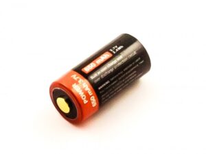 Batteria ricaricabile 16340, CR123 da 650mAh per porta USB