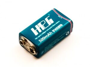 Batteria ricaricabile 9V-USB da 500mAh