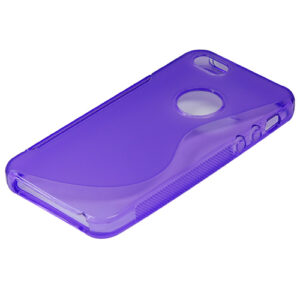 Custodia Silicone per Iphone5 Porpora