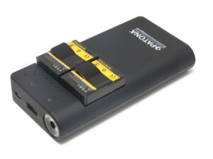 Power Bank per go pro Hero 3/3+, ricarica 2 batterie + smartphone, 7500 mAh - immagine 4